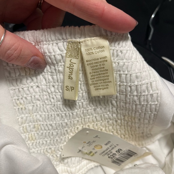 White cotton maxi sundress, unworn with tags. - Picture 3 of 3